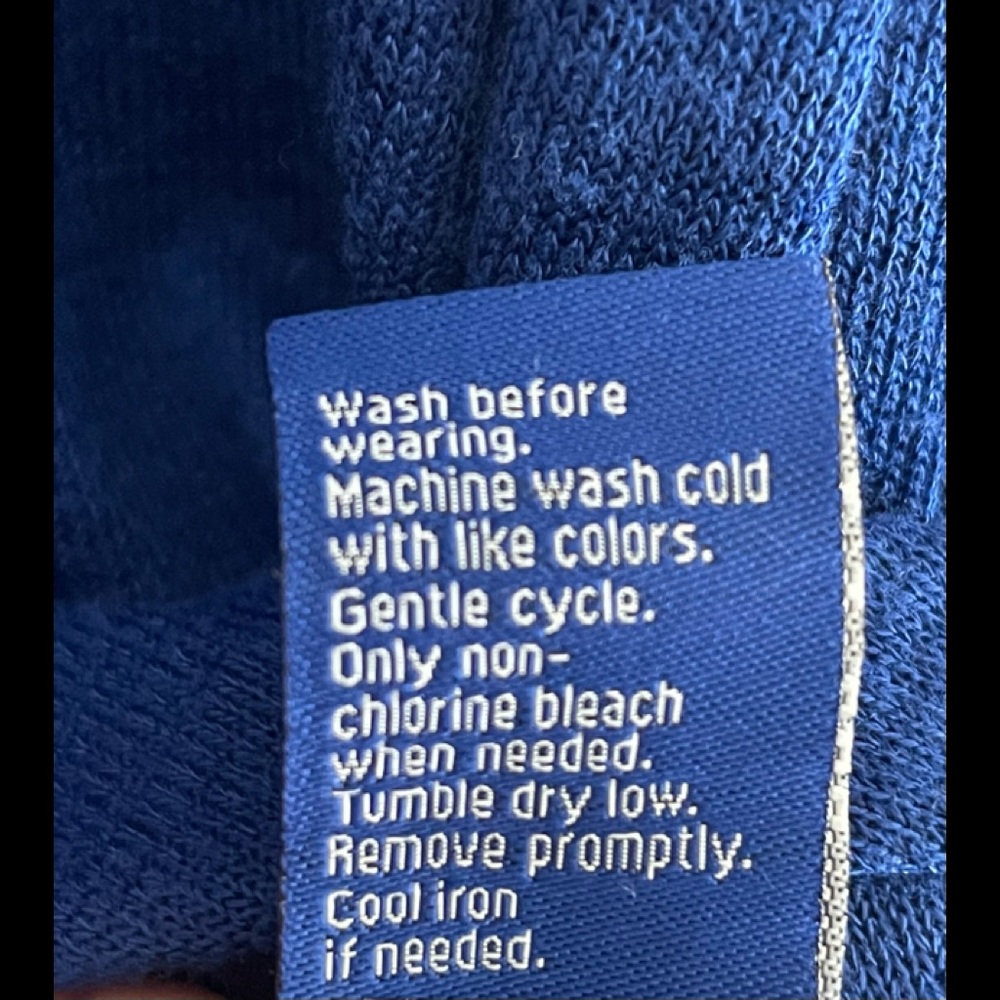 NWT Apt 9 Super Soft Cobalt Blue Long Sleeve Tee Size PM - Picture 5 of 7